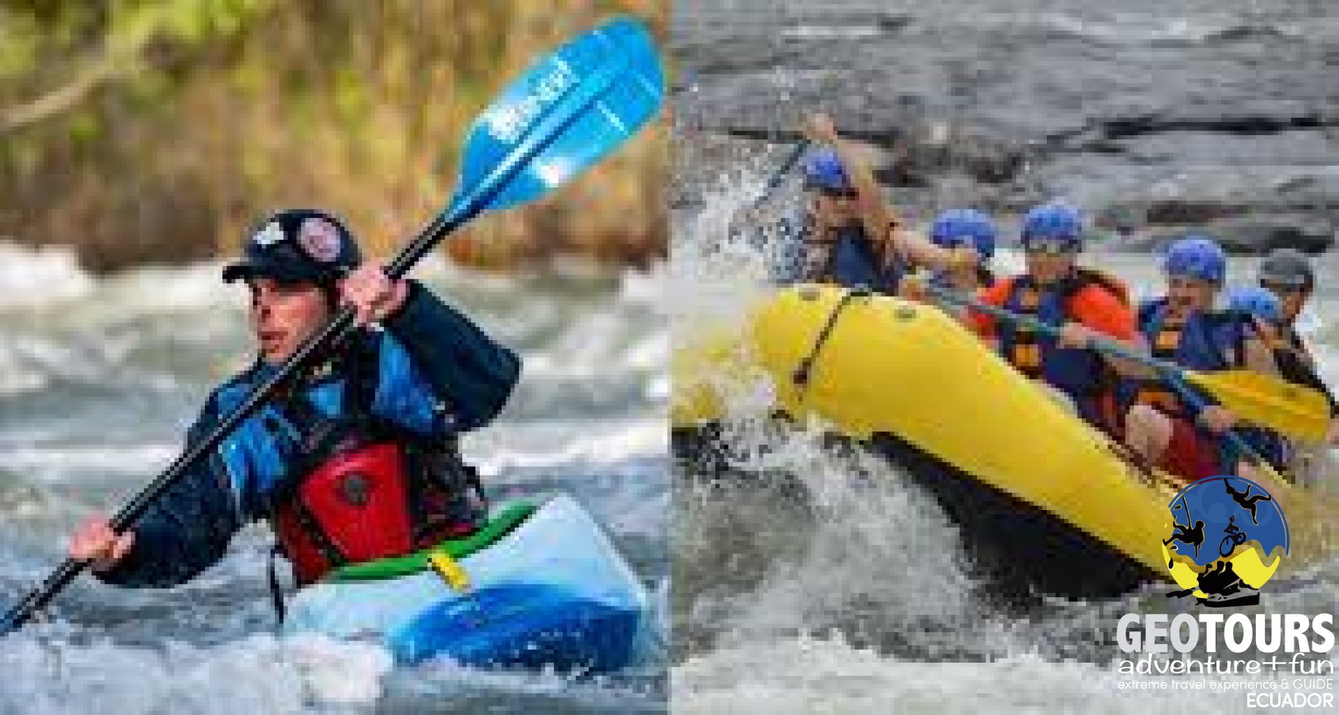 What is the difference between rafting and kayaking? 