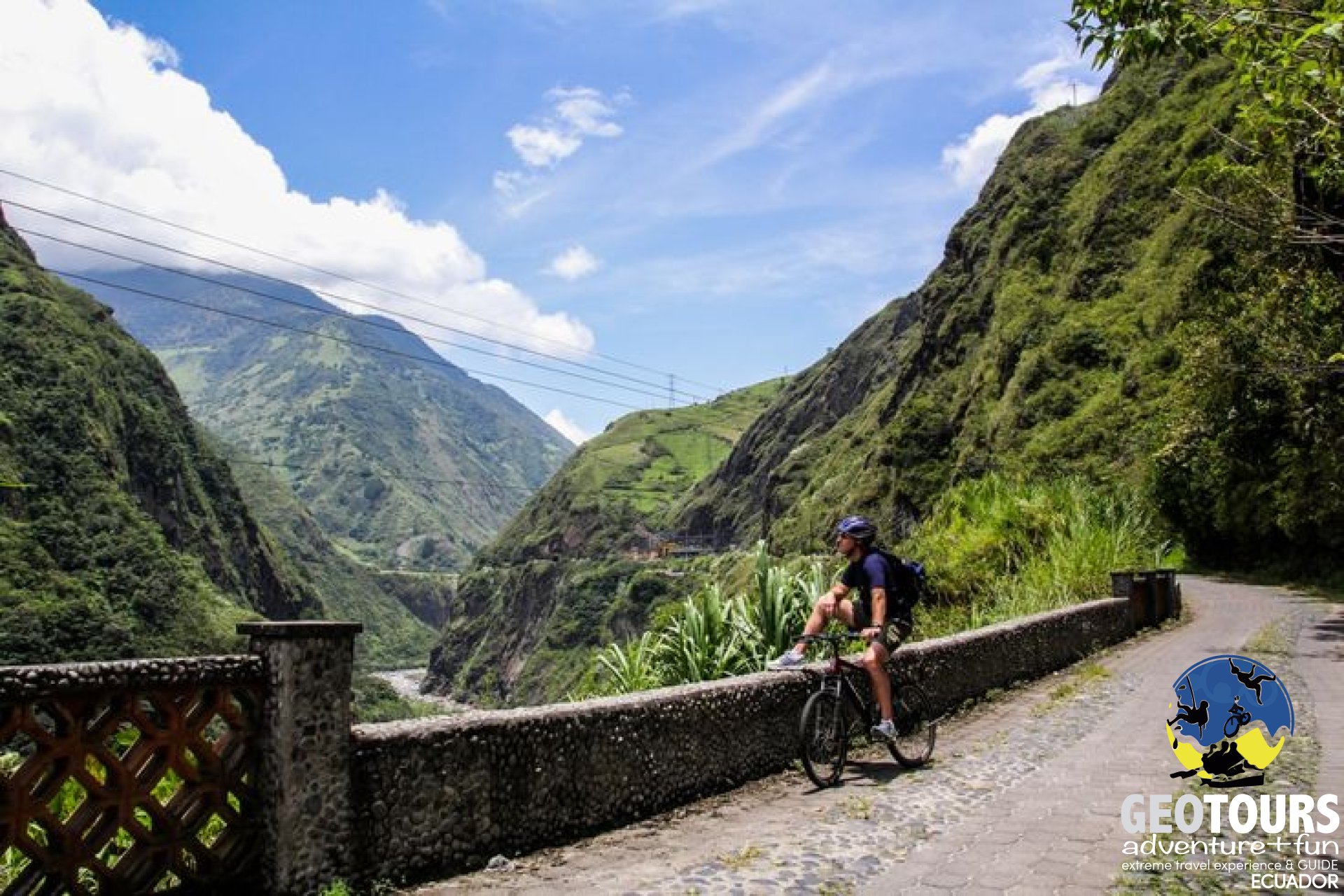 Waterfall Route in Baños de Agua Santa