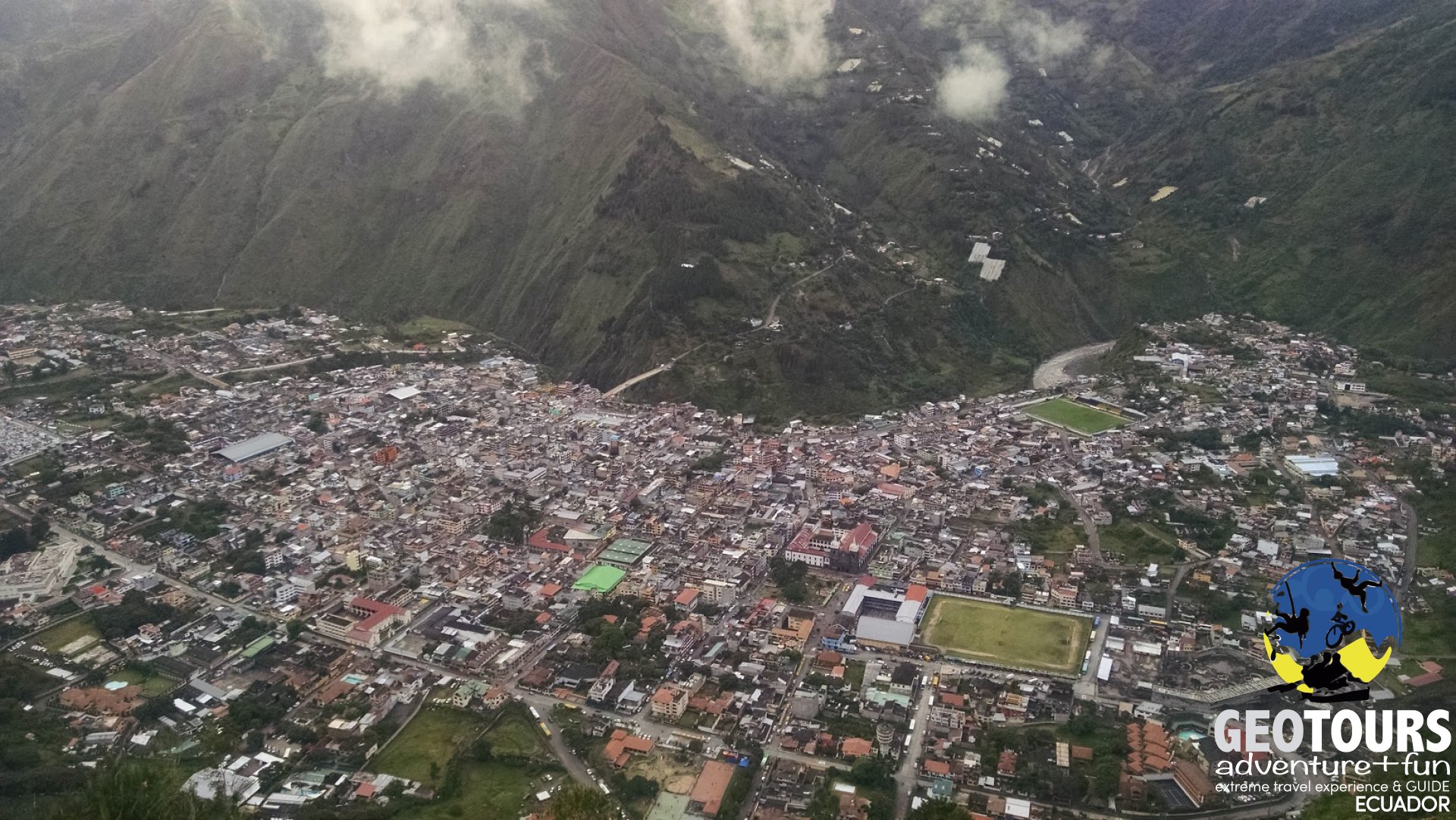 The weather in Baños, Ecuador
