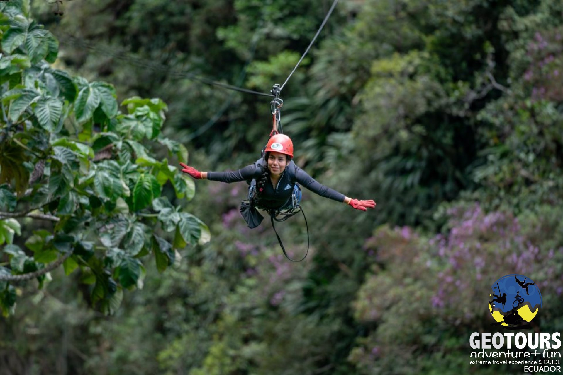 Zip Line Tour Puntzan - Banos Ecuador