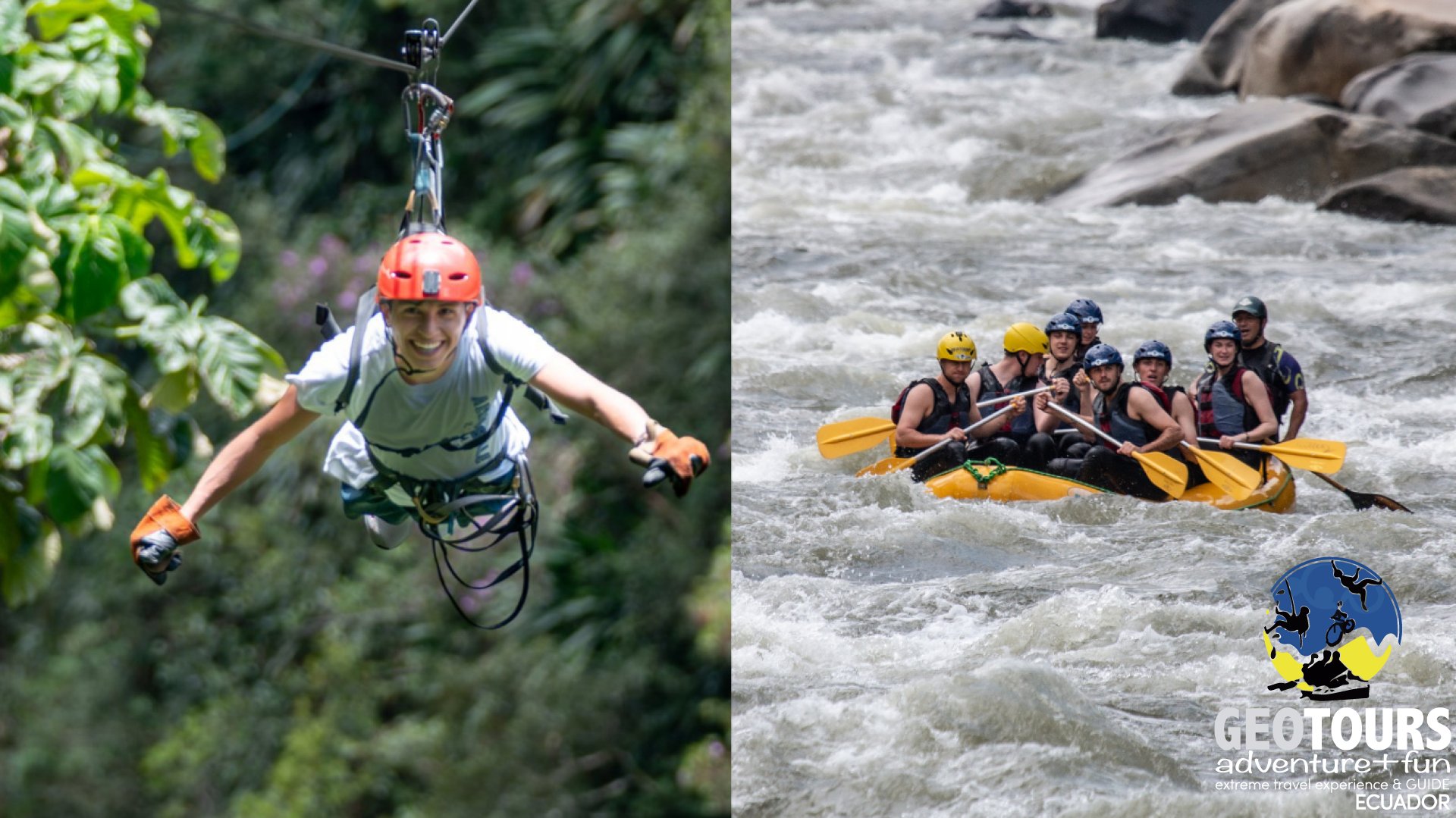 Canopy & Rafting Tour- Full Day Tour